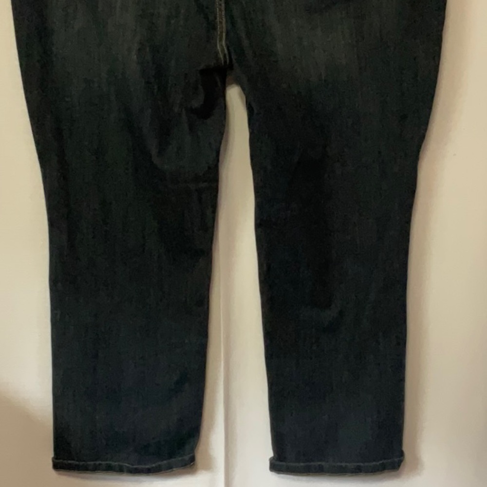 Simply Vera Vera Wang Women’s Dark Blue Mid Rise Denim Capri Size 20W - Picture 6 of 14